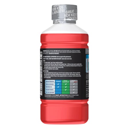 Oral Electrolyte Solution Pedialyte® AdvancedCare™ Chilled Cherry Pomegranate Flavor 33.8 oz.