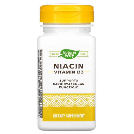 Dietary Supplement Nature's Way® Vitamin B3 500 mg Strength Tablet 110 per Bottle
