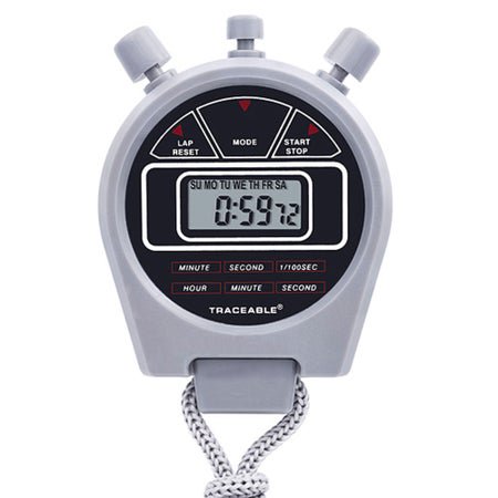 Digital Stopwatch Three Key Traceable® 24 Hours Digital Display