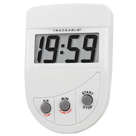 Electronic Alarm Timer 3 Key Use Traceable® 20 Hours Digital Display