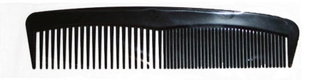 Comb 5 Inch Length Black Plastic