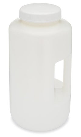 Laboratory Bottle Diamond® RealSeal™ Square / Wide Mouth HDPE / Polypropylene Closure 4 Liter