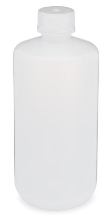 Laboratory Bottle Diamond® RealSeal™ Narrow Mouth / Round LDPE 500 mL (16 oz.)