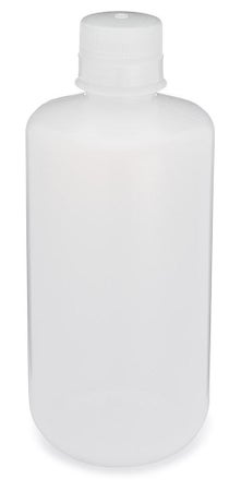 Laboratory Bottle Diamond® RealSeal™ Narrow Mouth / Round LDPE 1,000 mL (32 oz.)