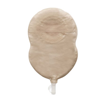 Urostomy Pouch Esteem® + Flex One-Piece System 7-1/2 Inch Length Convex V1, Pre-Cut Drainable