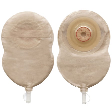 Urostomy Pouch Esteem® + Flex One-Piece System 7-1/2 Inch Length Convex V1, Pre-Cut Drainable