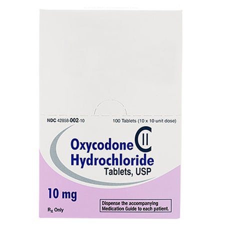 Oxycodone HCl 10 mg Tablet 100 Tablets