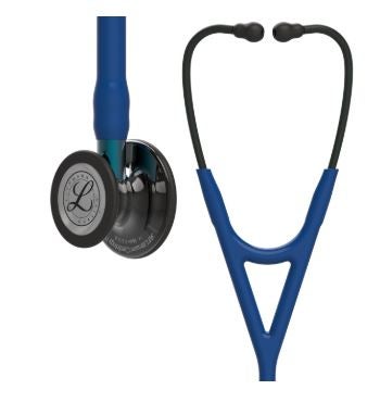 Cardiology Stethoscope 3M™ Littmann® Cardiology IV™ Blue 1-Tube 27 Inch Tube Convertible Chestpiece