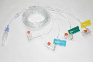 Subcutaneous Infusion Set Alimed® Multi-Lumen 27 Gauge X 4 12 mm 36 Inch Tubing Without Port