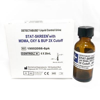 Drugs of Abuse Control Detectabuse® Stat-Skreen® DOA Multiple Analytes Positive Level 6 X 20 mL