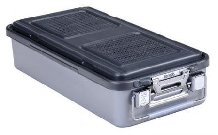 Sterilization Container with Lid Genesis® 8-2/5 X 12-2/5 X 25-1/5 Inch Outside Diameter