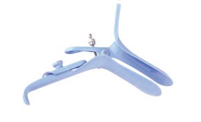 Electrosurgical Vaginal Speculum Olsen® Graves NonSterile OR Grade Coated Stainless Steel Large Double Blade Duckbill Reusable Without Light Source Capability