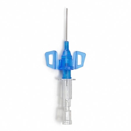 Closed IV Catheter Introcan Safety® 3 16 Gauge 1-3/10 Inch Polyurethane Winged Hub Blood Control Passive Safety