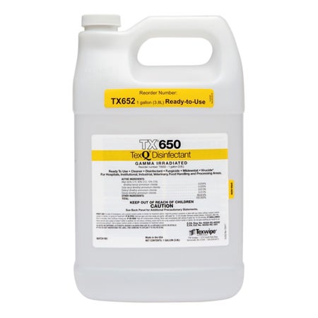 Surface Disinfectant Cleaner TexQ® Quaternary Based Manual Pour Liquid 1 gal. Jug Unscented Sterile