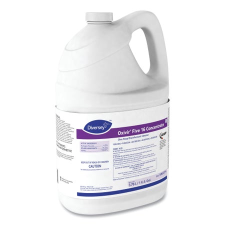 Surface Disinfectant Cleaner Diversey™ Oxivir® Five 16 Peroxide Based Manual Pour Liquid Concentrate 1 gal. Jug Scented NonSterile