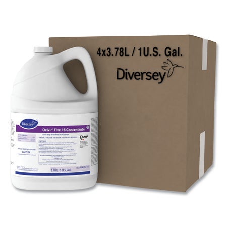 Surface Disinfectant Cleaner Diversey™ Oxivir® Five 16 Peroxide Based Manual Pour Liquid Concentrate 1 gal. Jug Scented NonSterile