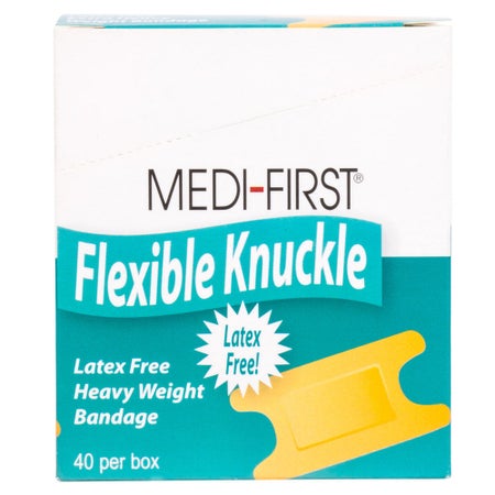 Adhesive Strip Medi-First® Fabric Tan 3/4 X 4-1/2 X 5 Inch Sterile