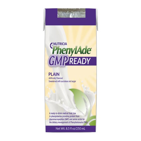Oral Supplement PhenylAde® GMP READY Plain Flavor Liquid 8.5 oz. Carton