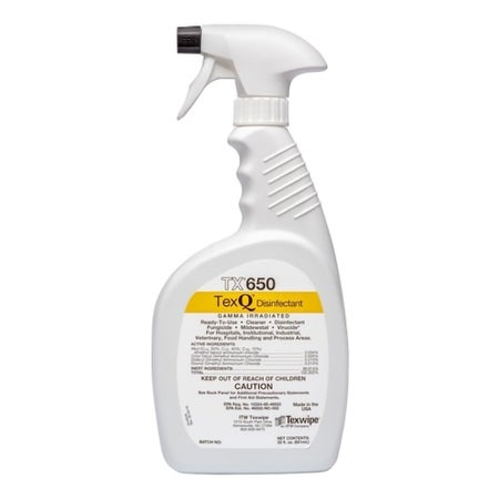 Surface Disinfectant Cleaner TexQ® Quaternary Based Trigger Spray Liquid 22 oz. Bottle Unscented Sterile