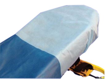 Stretcher Sheet Taylor Privacy Flat 60 W X 90 L Inch Dark Blue Nonwoven Polypropylene Disposable