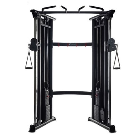 Total Body Exerciser Inflight Fitness FT1000 (2) 150 lbs. Weight Stacks / 2:1 Pulley Cable Ratio 38 X 62 X 88 Inch Black / Platinum