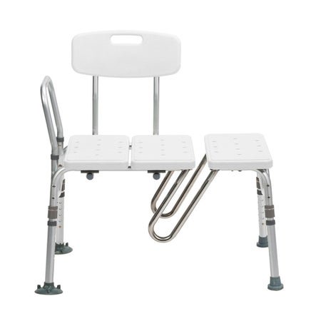 drive™ Splash Defense™ Knocked Down Bath Transfer Bench 17-1/2 to 22-1/2 Seat Height 400 lbs. Weight Capacity