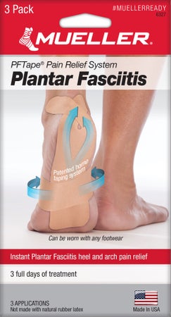 Plantar Fasciitis Tape Mueller® PFTape® Tan Rayon / Adhesive NonSterile