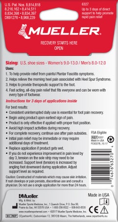 Plantar Fasciitis Tape Mueller® PFTape® Tan Rayon / Adhesive NonSterile