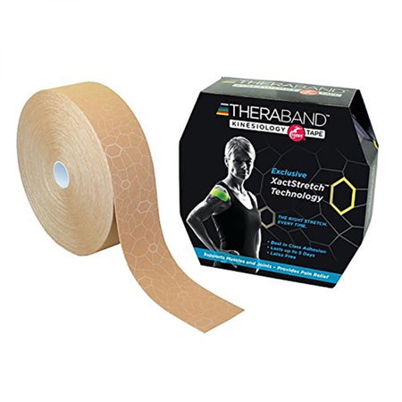 Kinesiology Tape Theraband™ Beige 2 Inch X 34 Yard Cotton / Spandex NonSterile