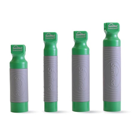 Laryngoscope Handle GreenLine®/D™ Fiber Optic Textured Grip