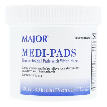 Hemorrhoid Relief Medi-Pads™ Pad 100 per Box
