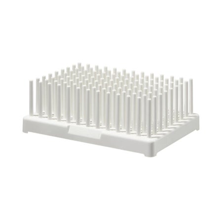 Peg Rack Test Tube Rack Nalgene™ 10 to 13 mm Tube Size White 2-1/2 X 5 X 7 Inch