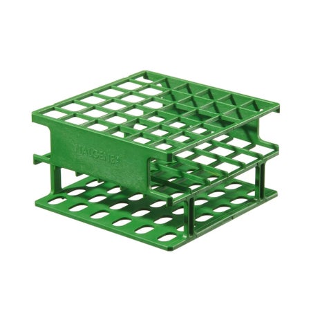Half Rack Test Tube Rack Nalgene™ Unwire™ 36 Place 13 mm Tube Size Green 2-1/5 X 4 X 4 Inch
