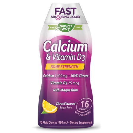 Joint Health Supplement Calcium / Vitamin D3 1,000 IU Strength Liquid 16 oz.