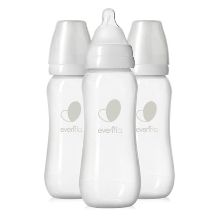 Baby Bottle Evenflo Feeding Balance + Standard Neck 9 oz. Food Grade Material Clear