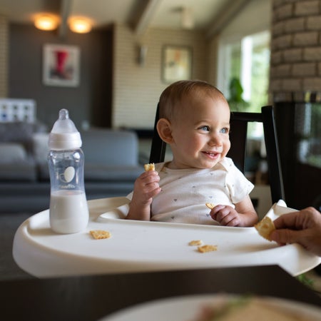 Baby Bottle Evenflo Feeding Balance + Standard Neck 9 oz. Food Grade Material Clear