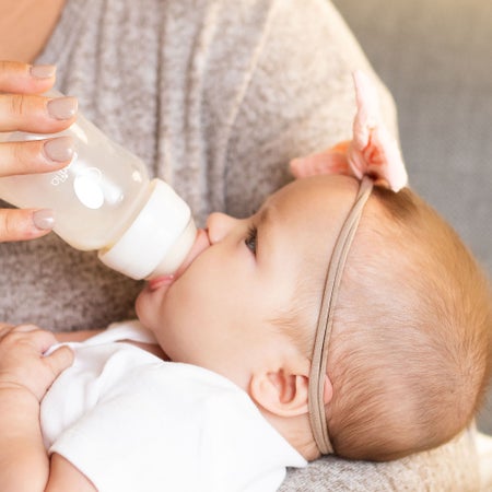 Baby Bottle Evenflo Feeding Balance + Standard Neck 9 oz. Food Grade Material Clear