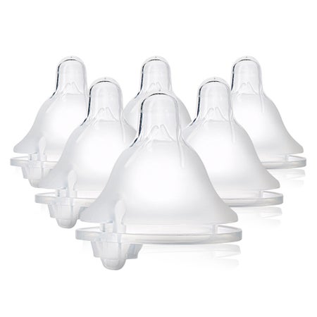 Nipple Evenflo Feeding Balance + Wide Neck Medium Flow Tip Ages 3 Months and Up