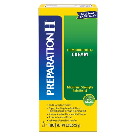 Hemorrhoid Relief Preparation H® Cream 0.9 oz.