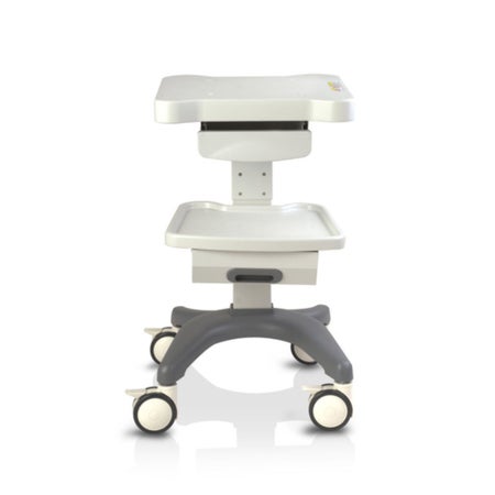 Luxury Trolley 4 Wheels with clips for Mounting For F Series Fetal Monitors