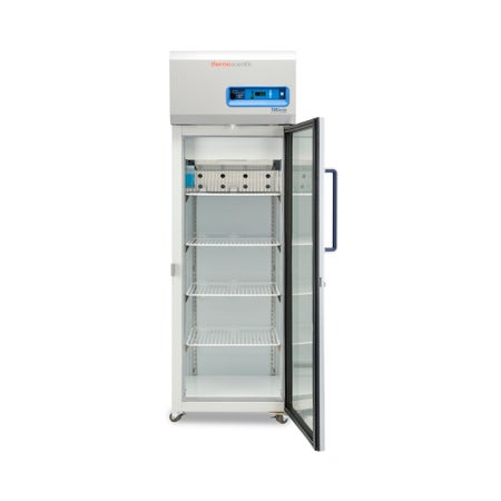 Upright Refrigerator Thermo Scientific™ Laboratory Use 11.5 cu.ft. 1 Swing Glass Door Automatic Defrost