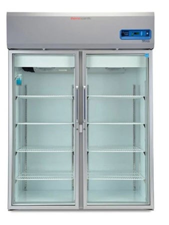 High Performance Refrigerator Thermo Scientific™ Pharmaceutical 51.1 cu.ft. 2 Glass Doors Automatic Defrost