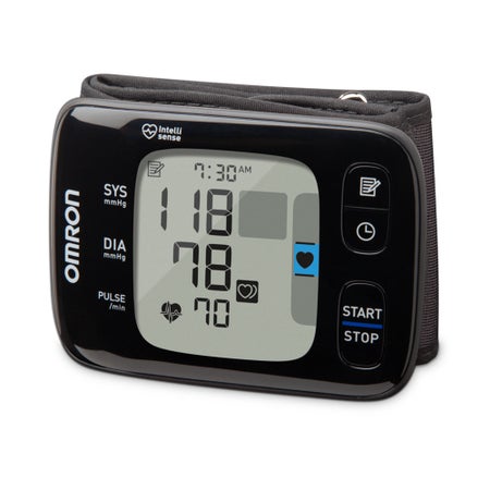 Home Automatic Digital Blood Pressure Monitor Omron®7 Series™ One Size Fits Most Cuff Wrist Cloth Fabric Cuff 12 - 20 cm Mobile
