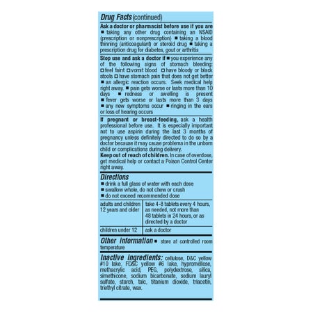 Pain Relief Geri-Care® 81 mg Strength Aspirin Tablet 200 per Bottle