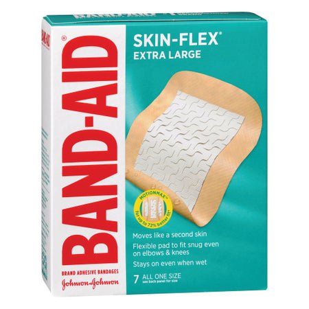 Adhesive Strip Band-Aid® Skin-Flex® Plastic Tan 2-3/4 X 3-1/2 Inch Sterile