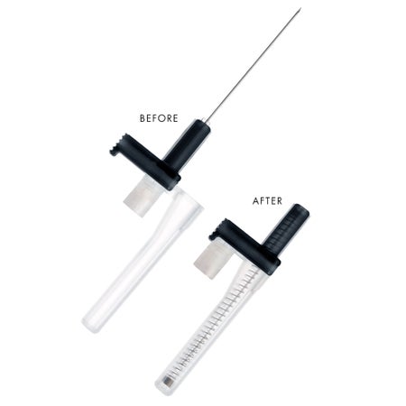 Safety Hypodermic Needle EasyPoint® 1-1/2 Inch Length 22 Gauge Regular Wall Retractable Safety Needle