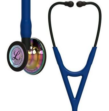Cardiology Stethoscope 3M™ Littmann® Cardiology IV™ Blue 1-Tube 27 Inch Tube Convertible Chestpiece
