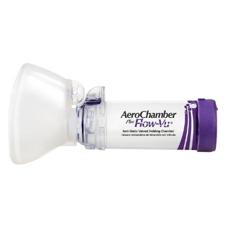 Aero Chamber Flow with Intermediate Mask AEROCHAMBER PLUS® FLOW-VU® Adult Medication Delivery Type