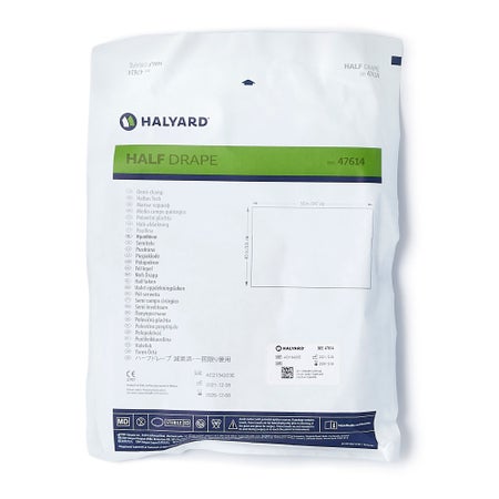 General Purpose Drape Half Drape 40 W X 58 L Inch Sterile