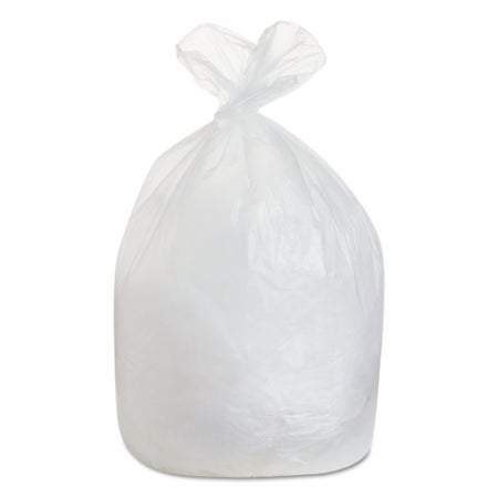 Trash Bag Boardwalk® 60 gal. 19 Mic. 38 X 58 Inch Natural Heavy Duty Star Seal Bottom Coreless Roll